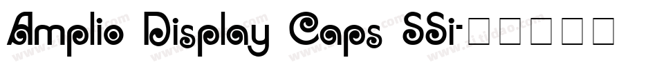 Amplio Display Caps SSi字体转换